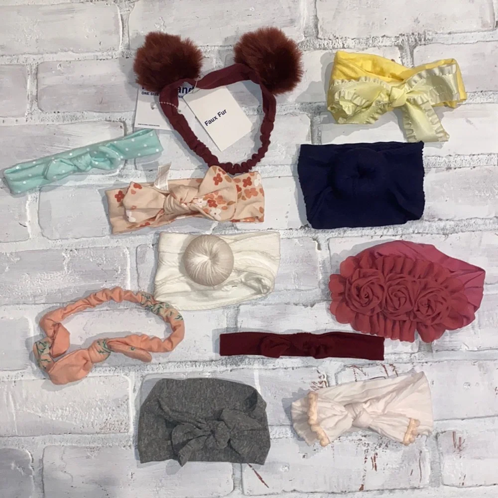 Babygirl top knot headband & more bundle!!